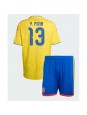 Colombia Yerry Mina #13 Replika Hemmakläder Barn VM 2026 Kortärmad (+ byxor) Colombia Yerry Mina #13 Replika Hemmakläder Barn VM 2026 Kortärmad (+ byxor)